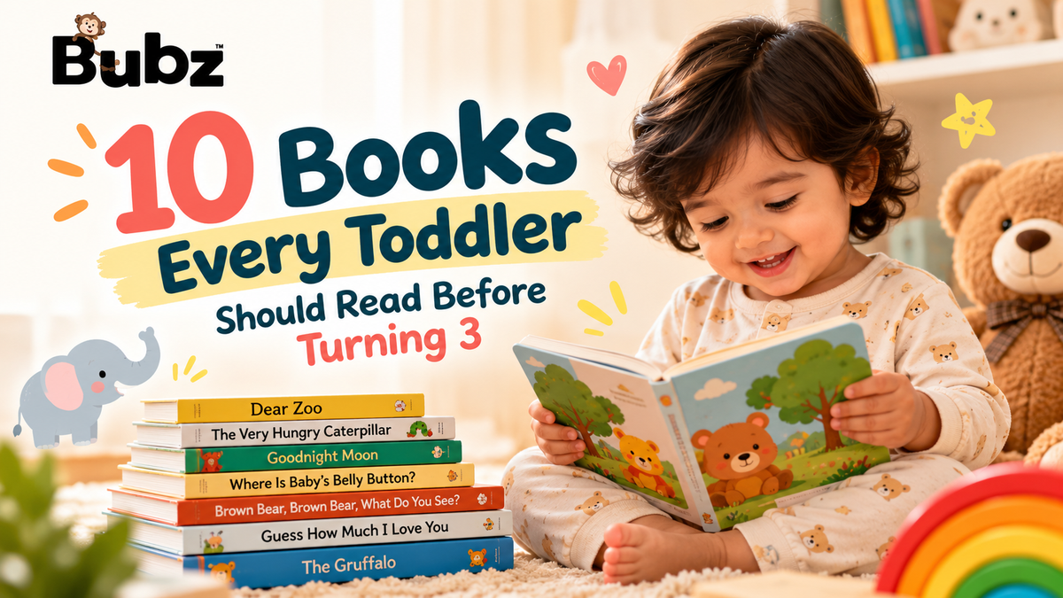 10 Books Every Toddler Should Read Before Turning 3