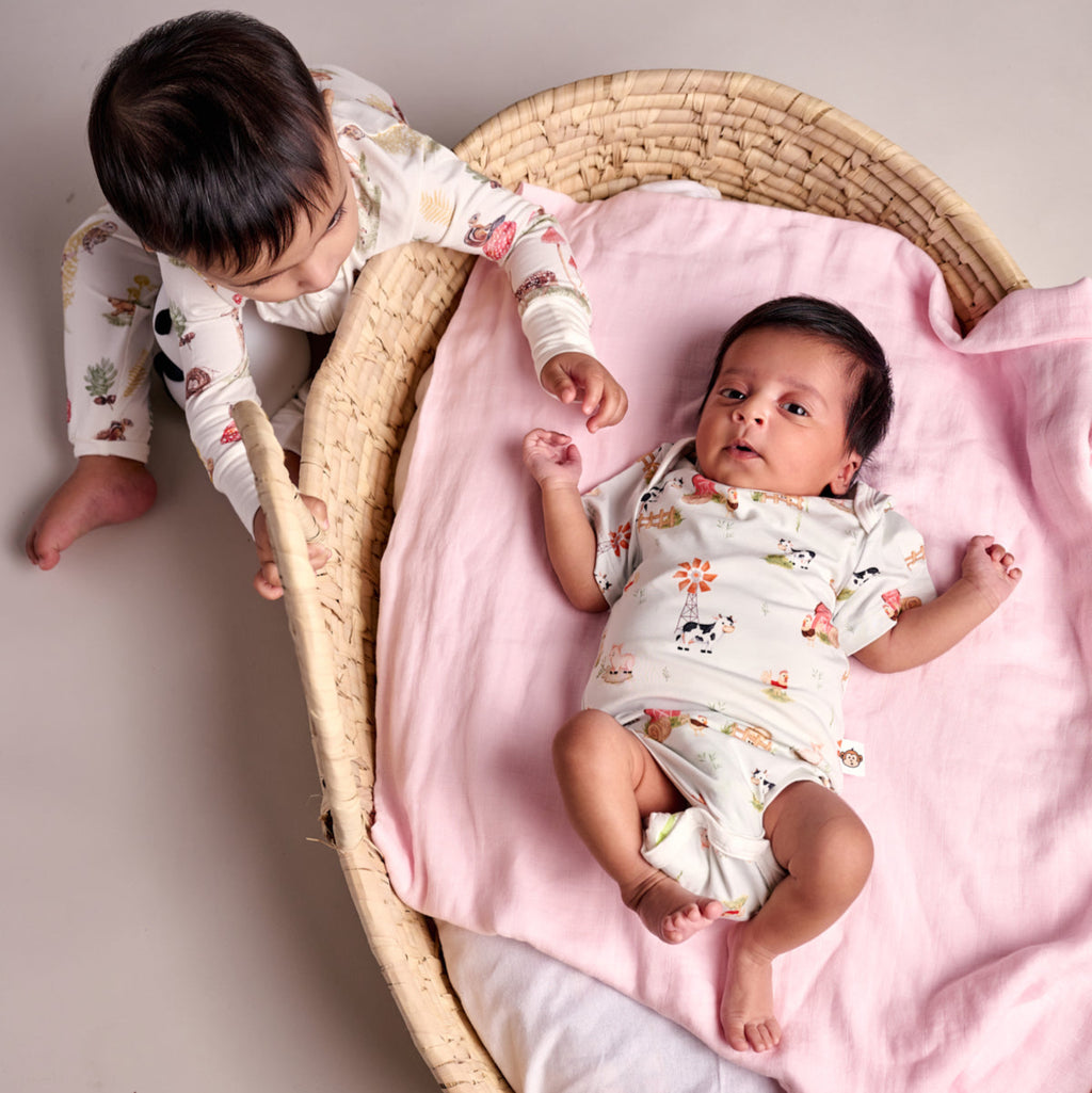 BUBZ bamboo bodysuit onesie for newborn India soft organic