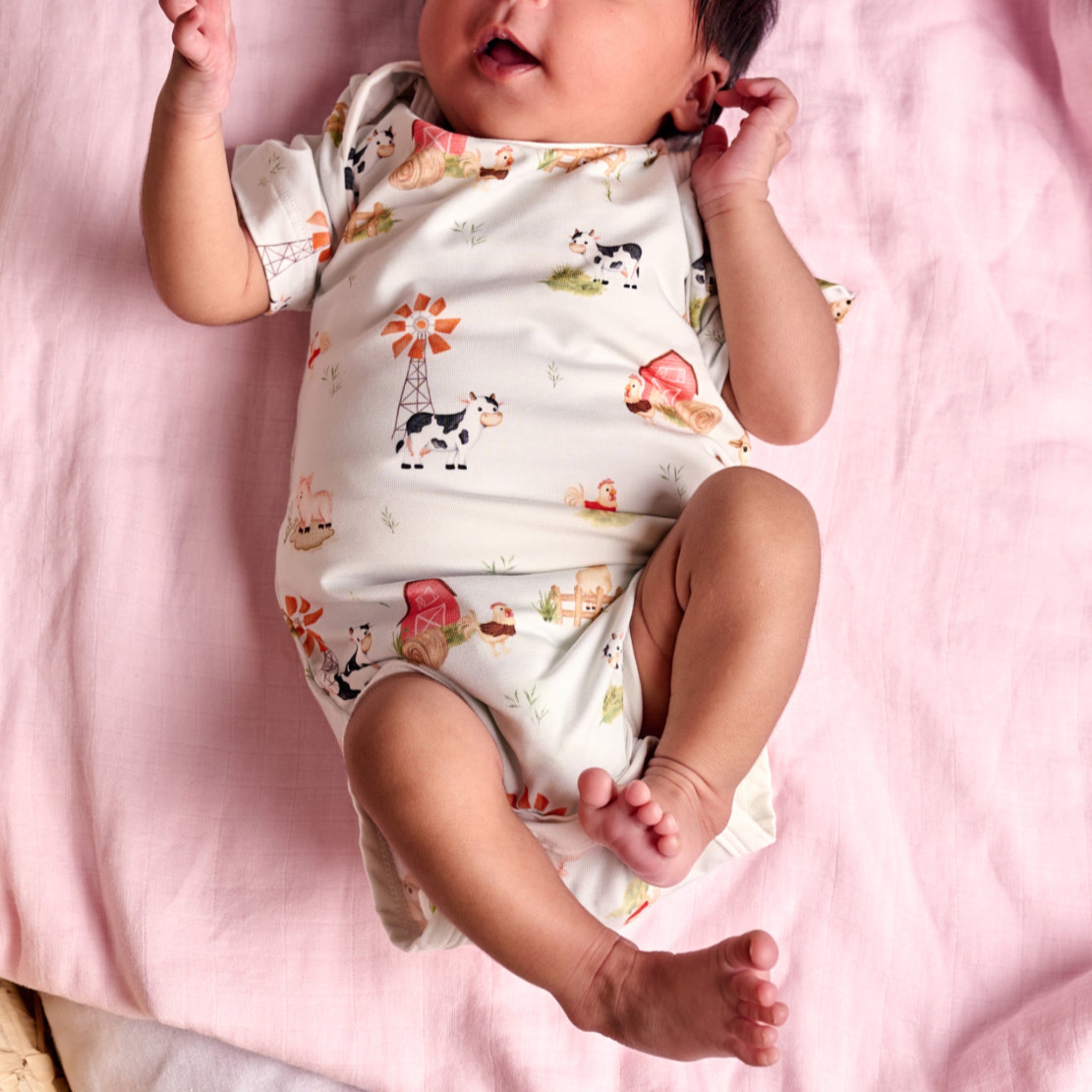 BUBZ bamboo bodysuit onesie for newborn India soft organic