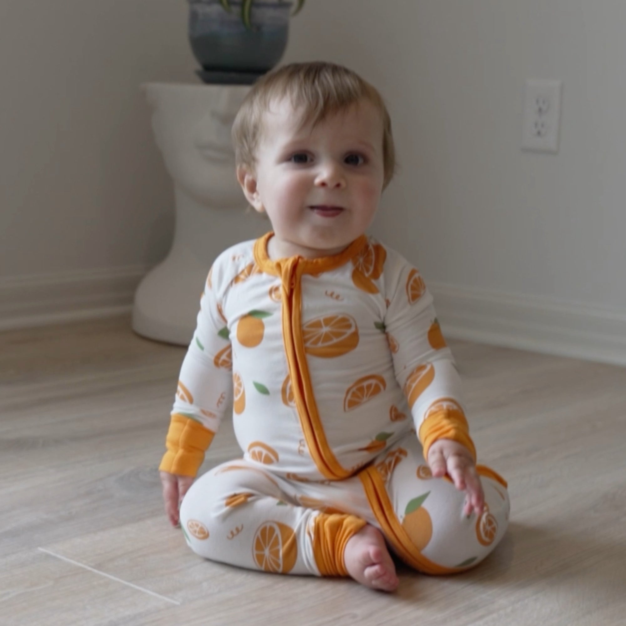 Citrus Fruits Zipsuit 0-3M