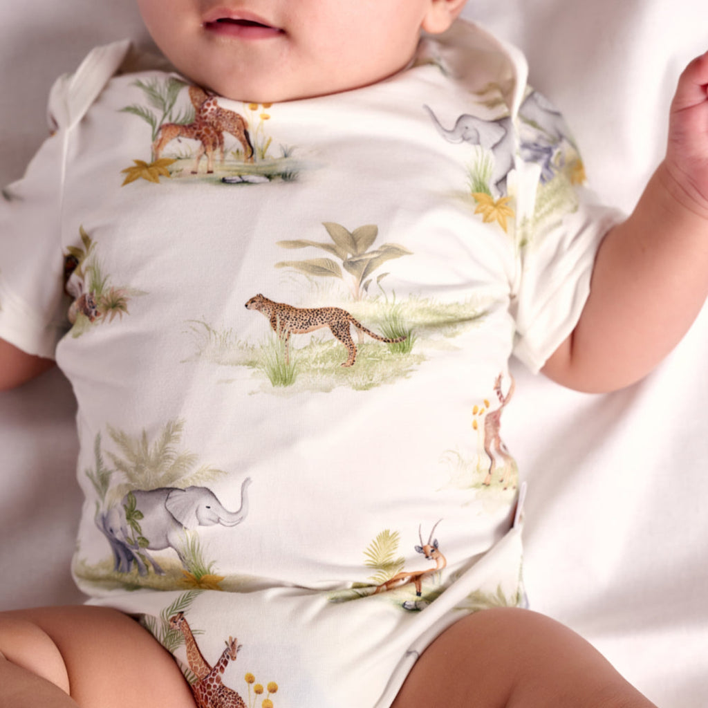 Indian Safari Bamboo Bodysuit