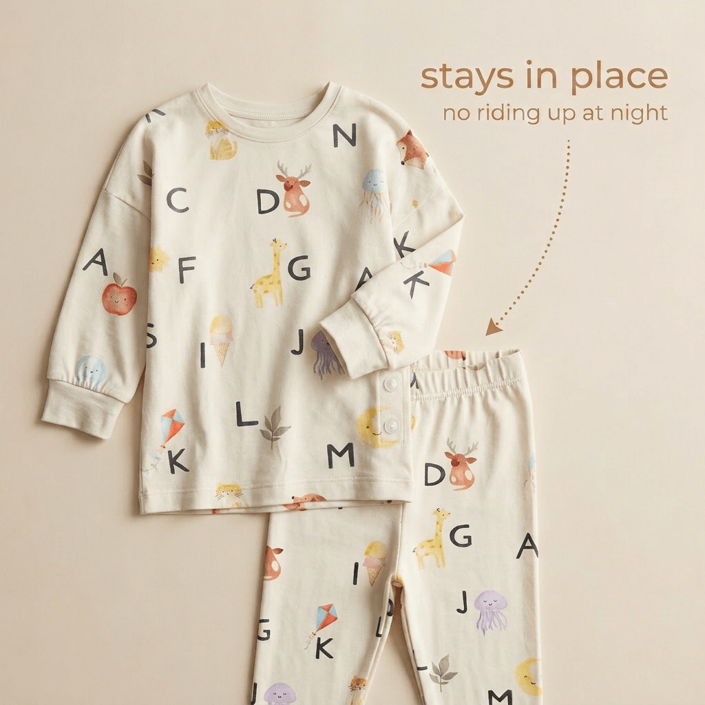 Alphabet Adventure Bamboo Long Sleeve Set - Bubz