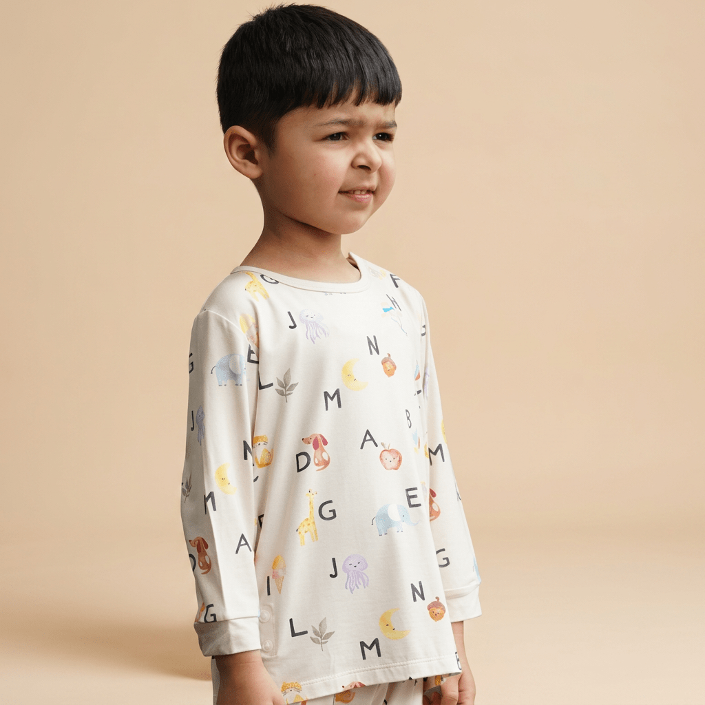 Alphabet Adventure Bamboo Long Sleeve Set - Bubz