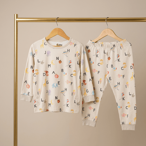 Alphabet Adventure Bamboo Long Sleeve Set - Bubz