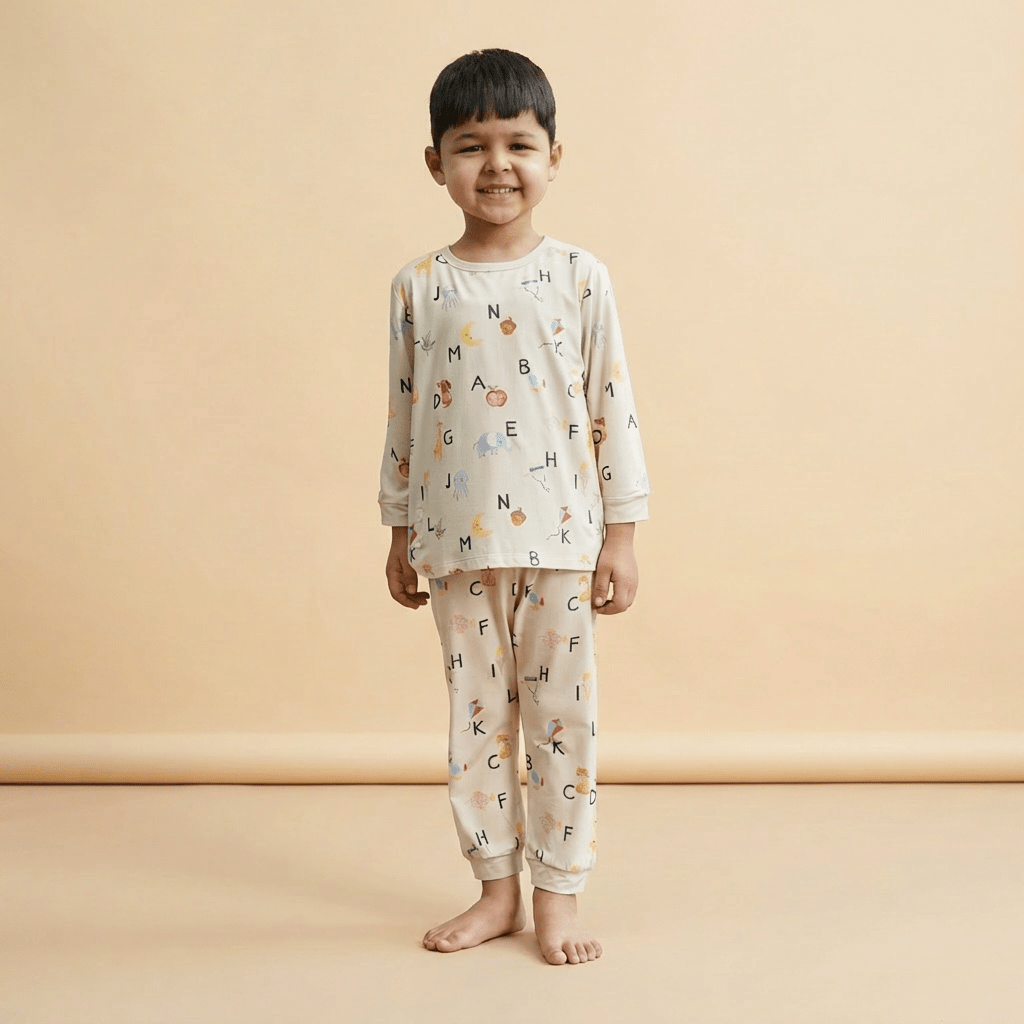 Alphabet Adventure Bamboo Long Sleeve Set - Bubz