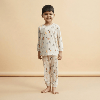 Alphabet Adventure Bamboo Long Sleeve Set
