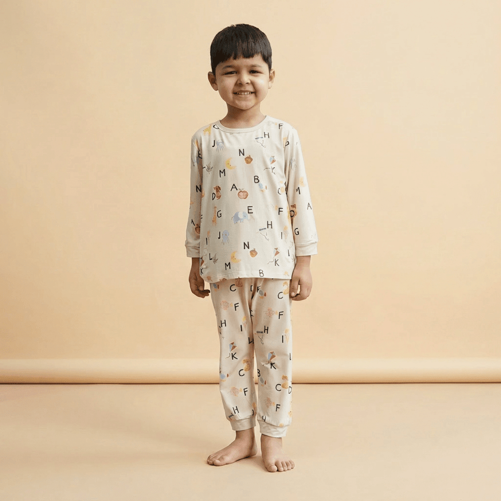 Alphabet Adventure Bamboo Long Sleeve Set - Bubz