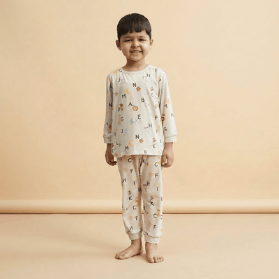 Alphabet Adventure Bamboo Long Sleeve Set