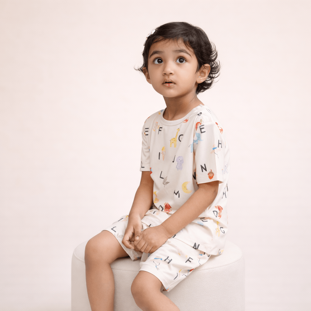 Alphabet Adventures Bamboo Short Sleeve Set - Bubz