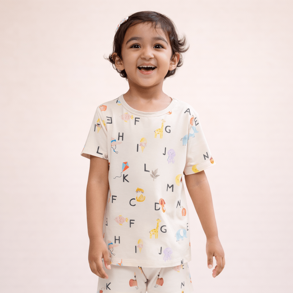 Alphabet Adventures Bamboo Short Sleeve Set - Bubz