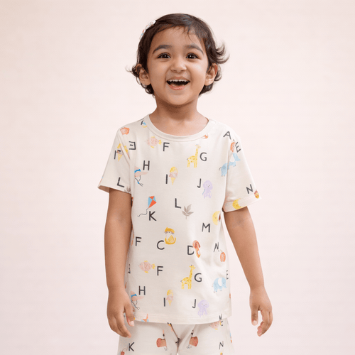 Alphabet Adventures Bamboo Short Sleeve Set - Bubz