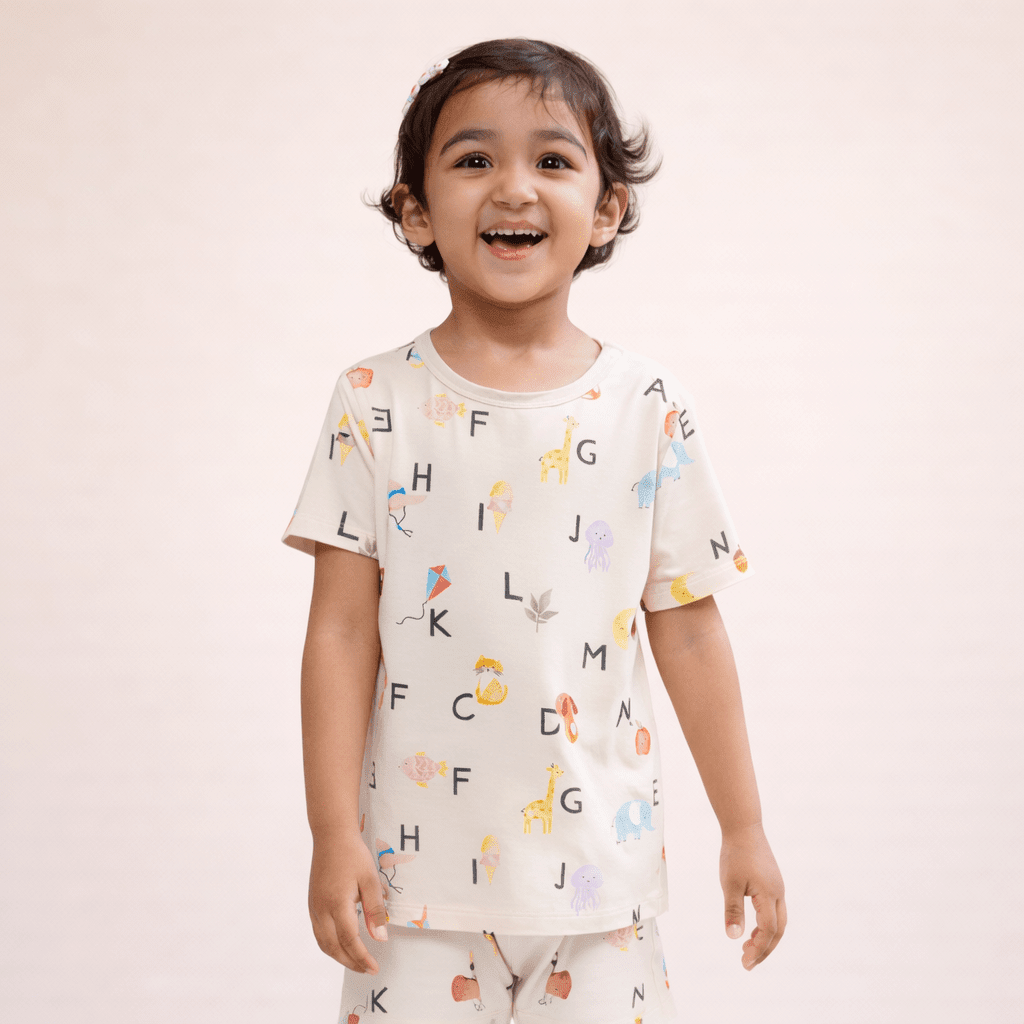 Alphabet Adventures Bamboo Short Sleeve Set - Bubz