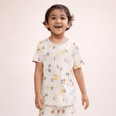 Alphabet Adventures Bamboo Short Sleeve Set