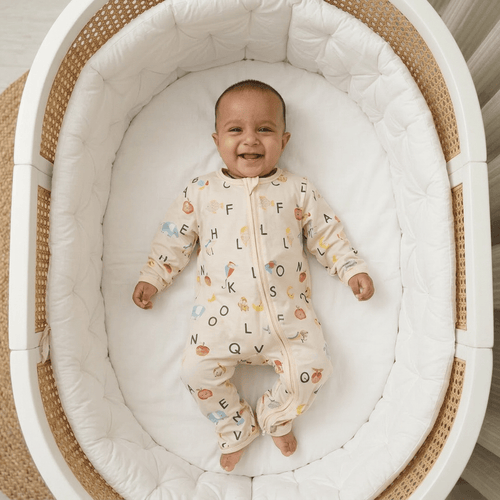 Alphabet Adventures Bamboo Zipsuit - Bubz