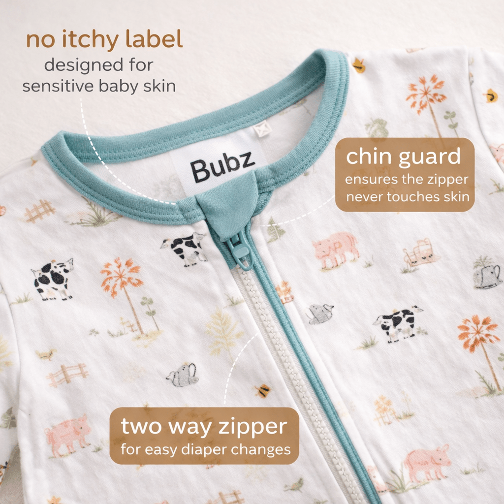 Barn Bamboo Zipsuit - Bubz