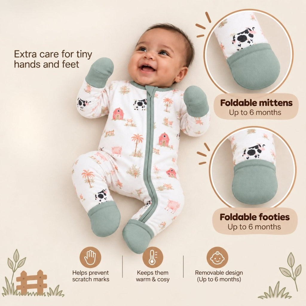 Barn Bamboo Zipsuit - Bubz