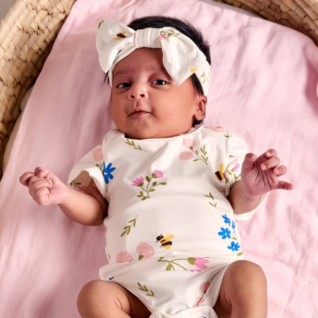 Blossoms Bamboo Headband - Bubz