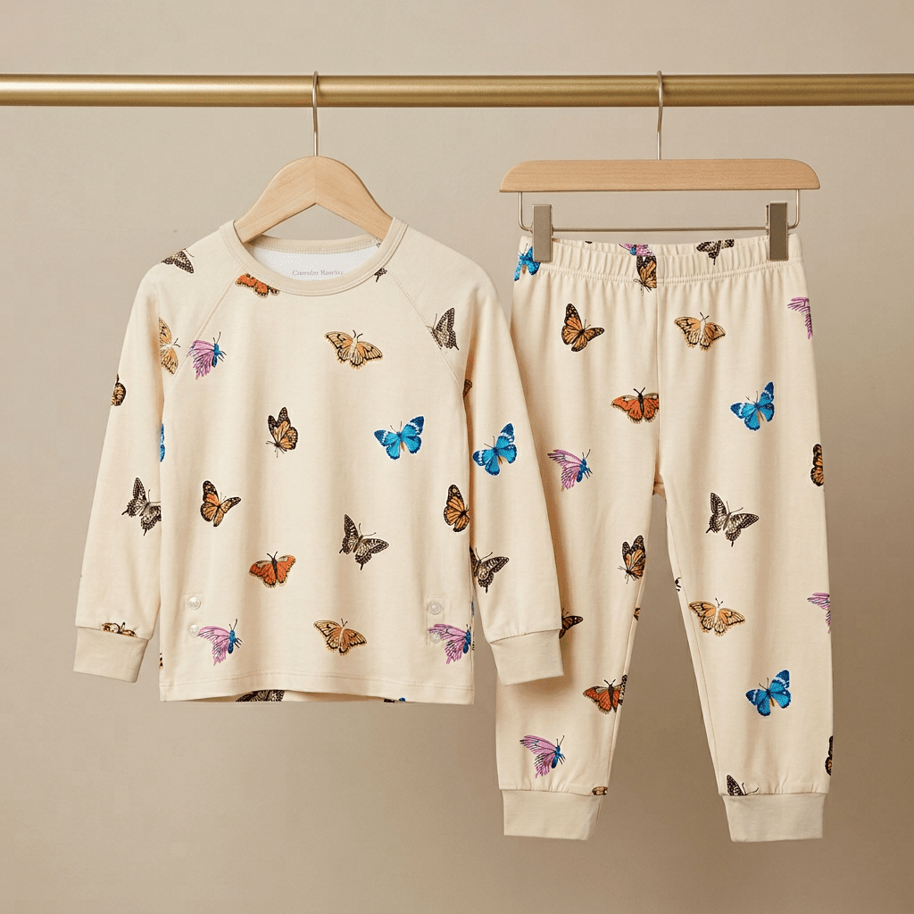 Chasing Butterflies Bamboo Long Sleeve Set - Bubz
