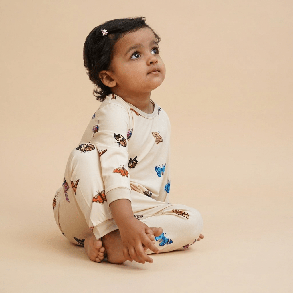 Chasing Butterflies Bamboo Long Sleeve Set - Bubz