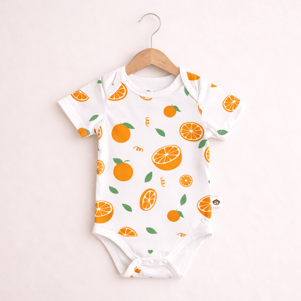 Citrus Fruits Bamboo Bodysuit - Bubz