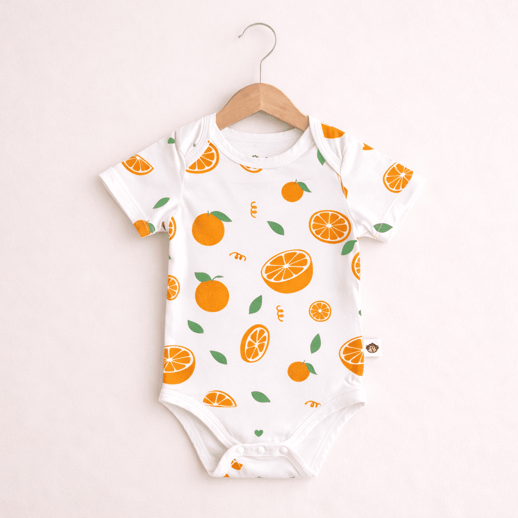 Citrus Fruits Bamboo Bodysuit - Bubz