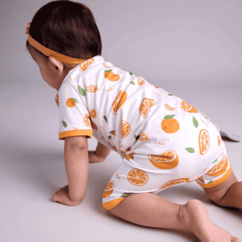 Citrus Fruits Bamboo Romper - Bubz