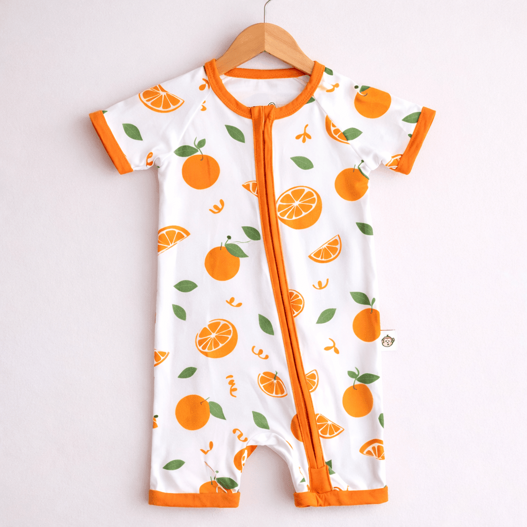 Citrus Fruits Bamboo Romper - Bubz