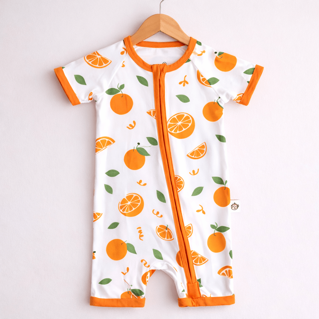 Citrus Fruits Bamboo Romper - Bubz