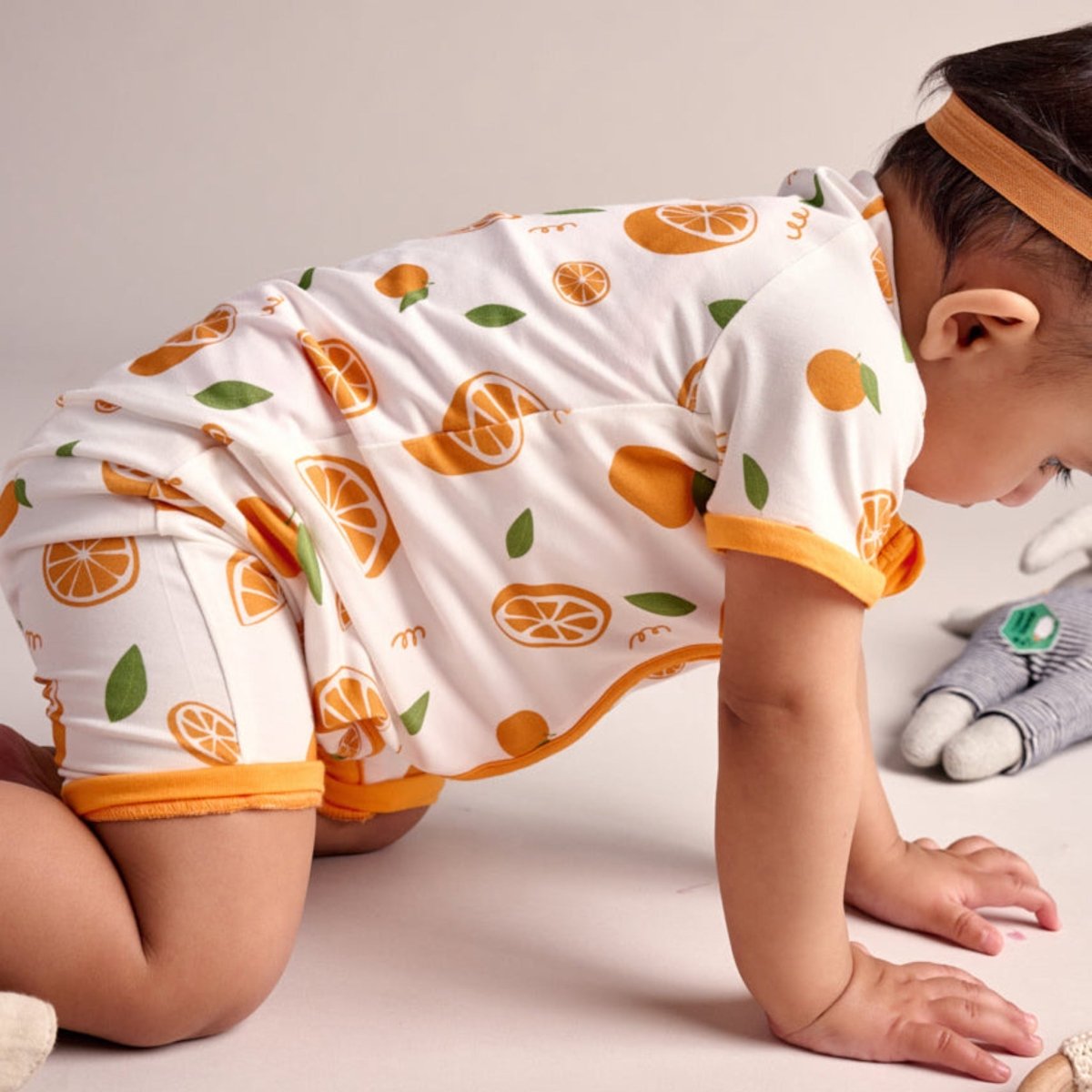 Citrus Fruits Bamboo Romper - Bubz