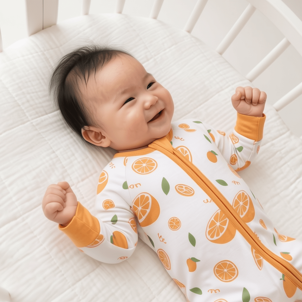 Citrus Fruits Bamboo Zipsuit - Bubz