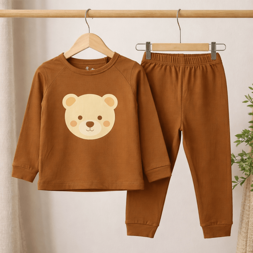 Cocoa Teddy Bamboo Terry Loungeset - Bubz