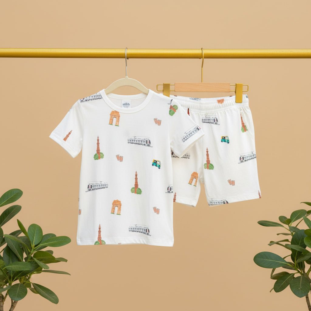 Delhi Bamboo Short Sleeve Set - Bubz