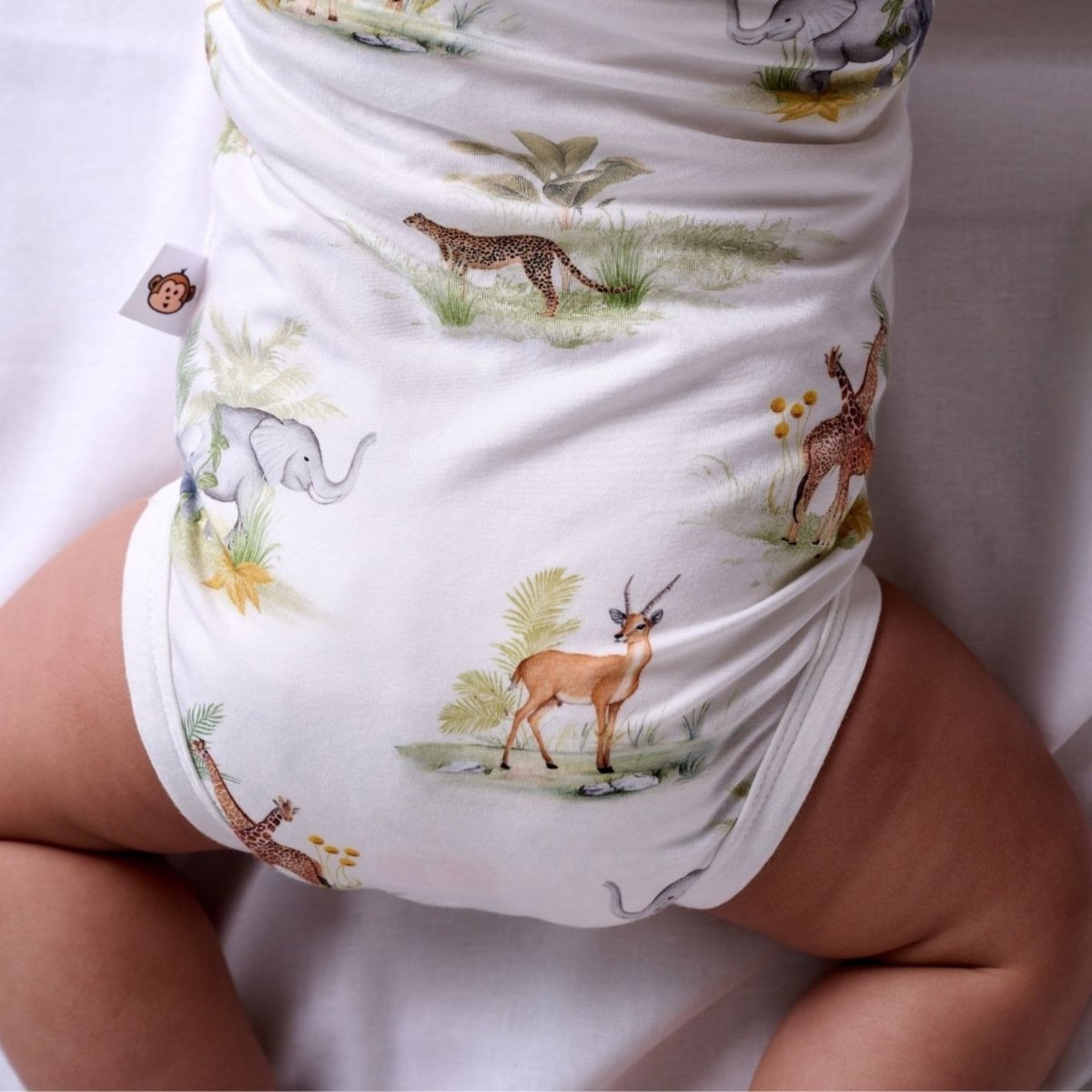 Indian Safari Bamboo Bodysuit - Bubz