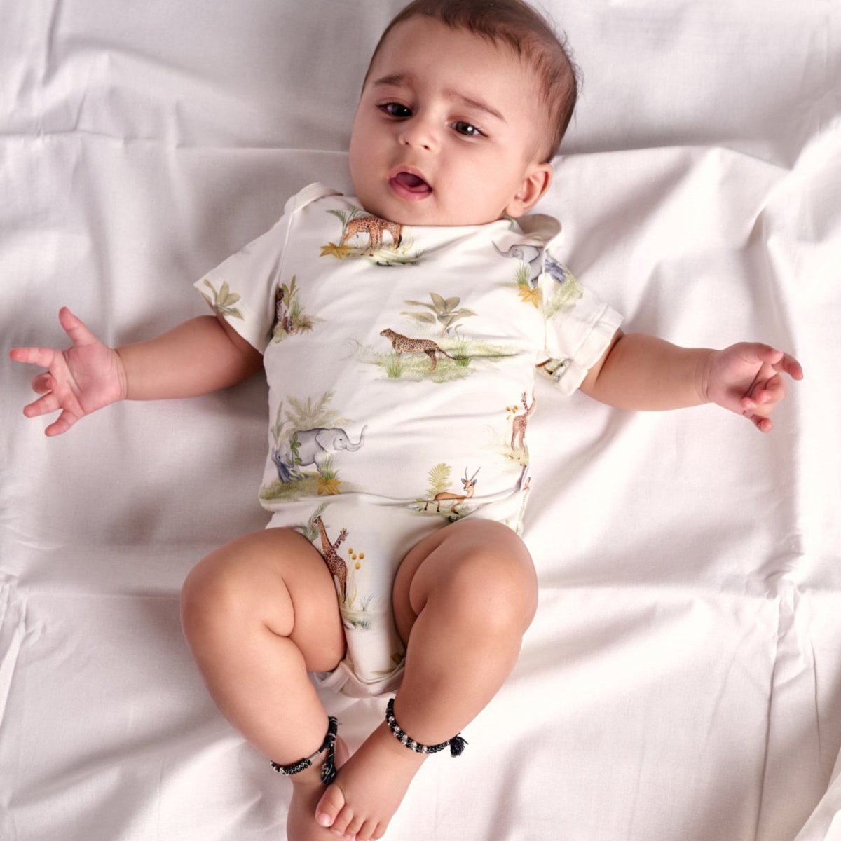 Indian Safari Bamboo Bodysuit - Bubz