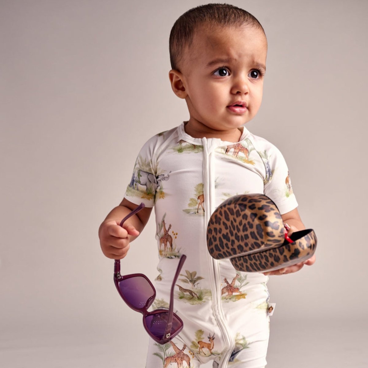 Indian Safari Bamboo Romper - Bubz