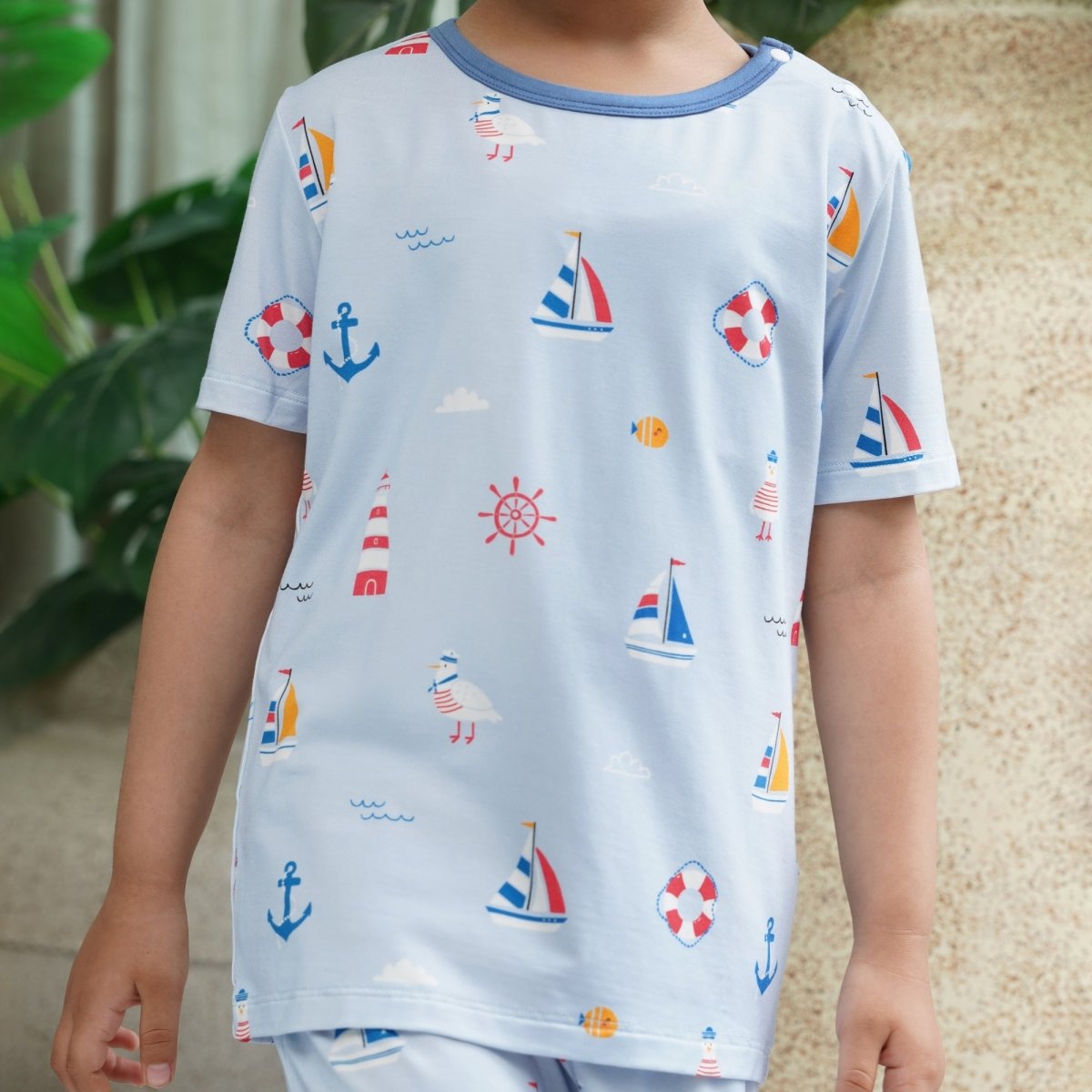 Little Sailors Bamboo Short Sleeve Set - Bubz