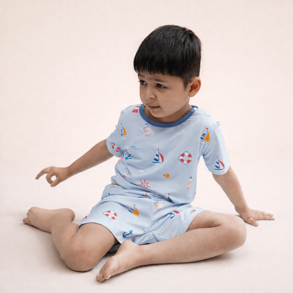 Little Sailors Bamboo Short Sleeve Set - Bubz
