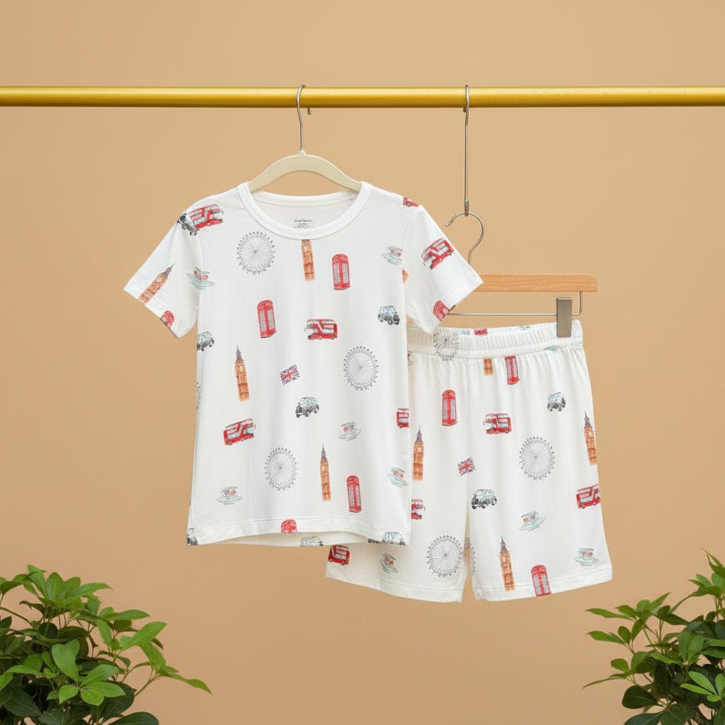 London Bamboo Short Sleeve Set - Bubz