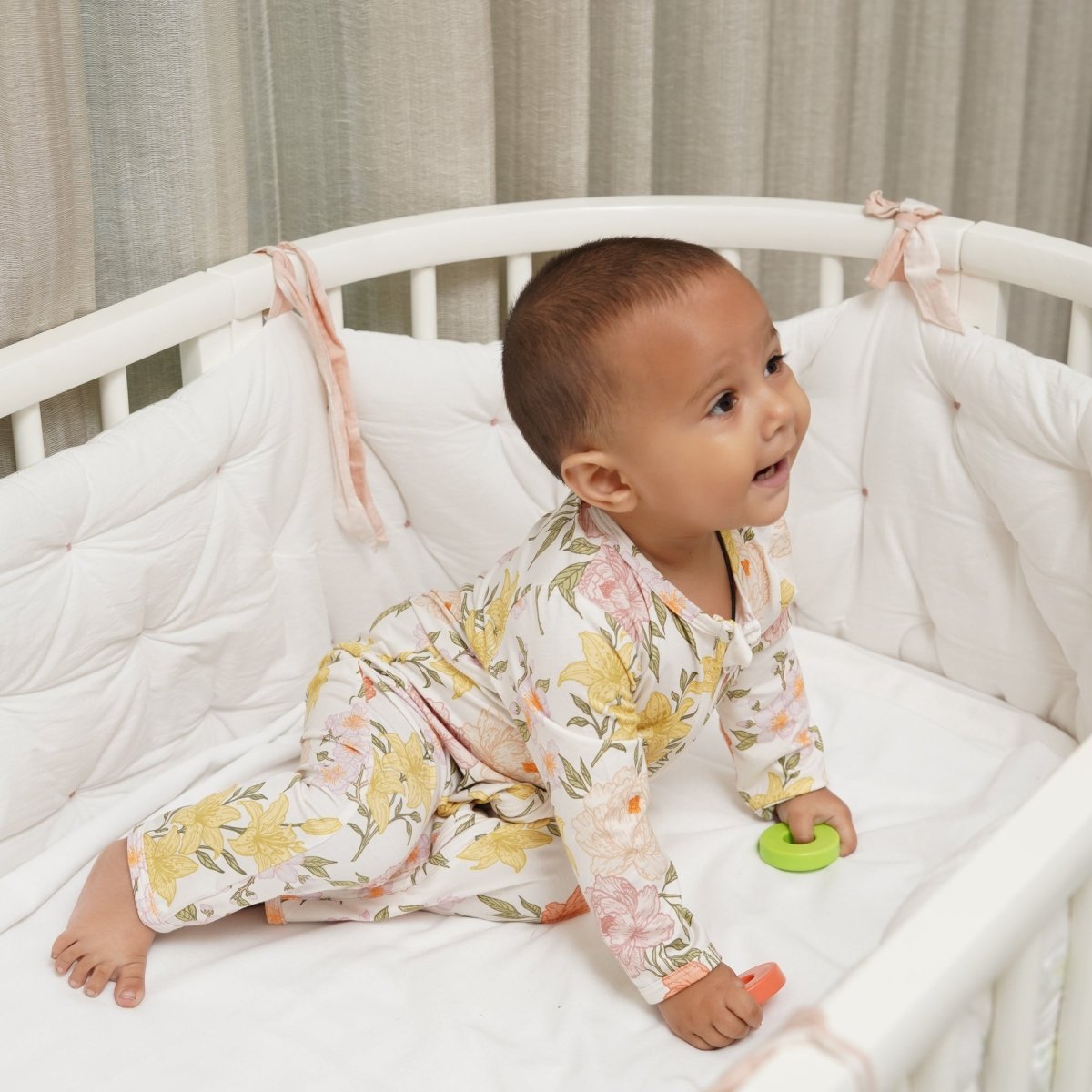 Petal Parade Bamboo Zipsuit - Bubz