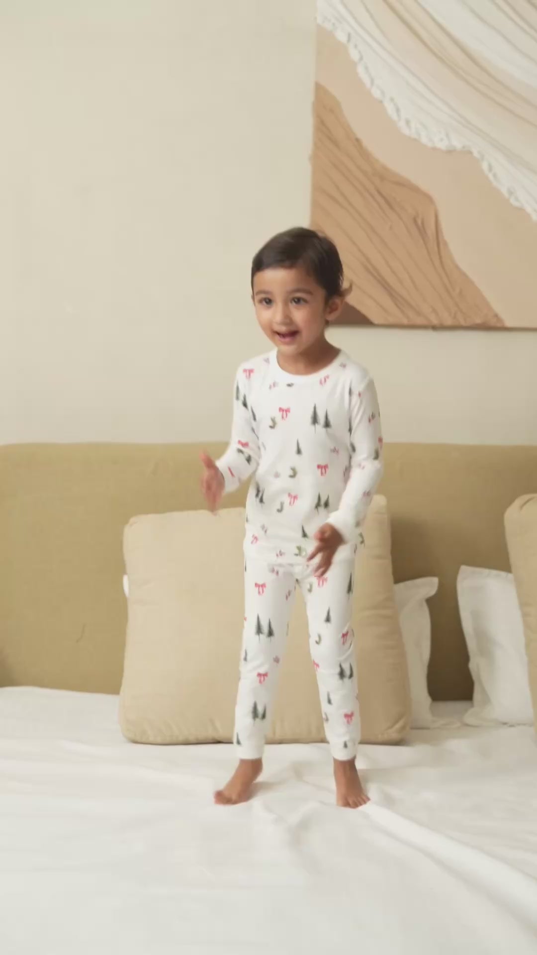 Woodland Cheer Bamboo Long Sleeve Set