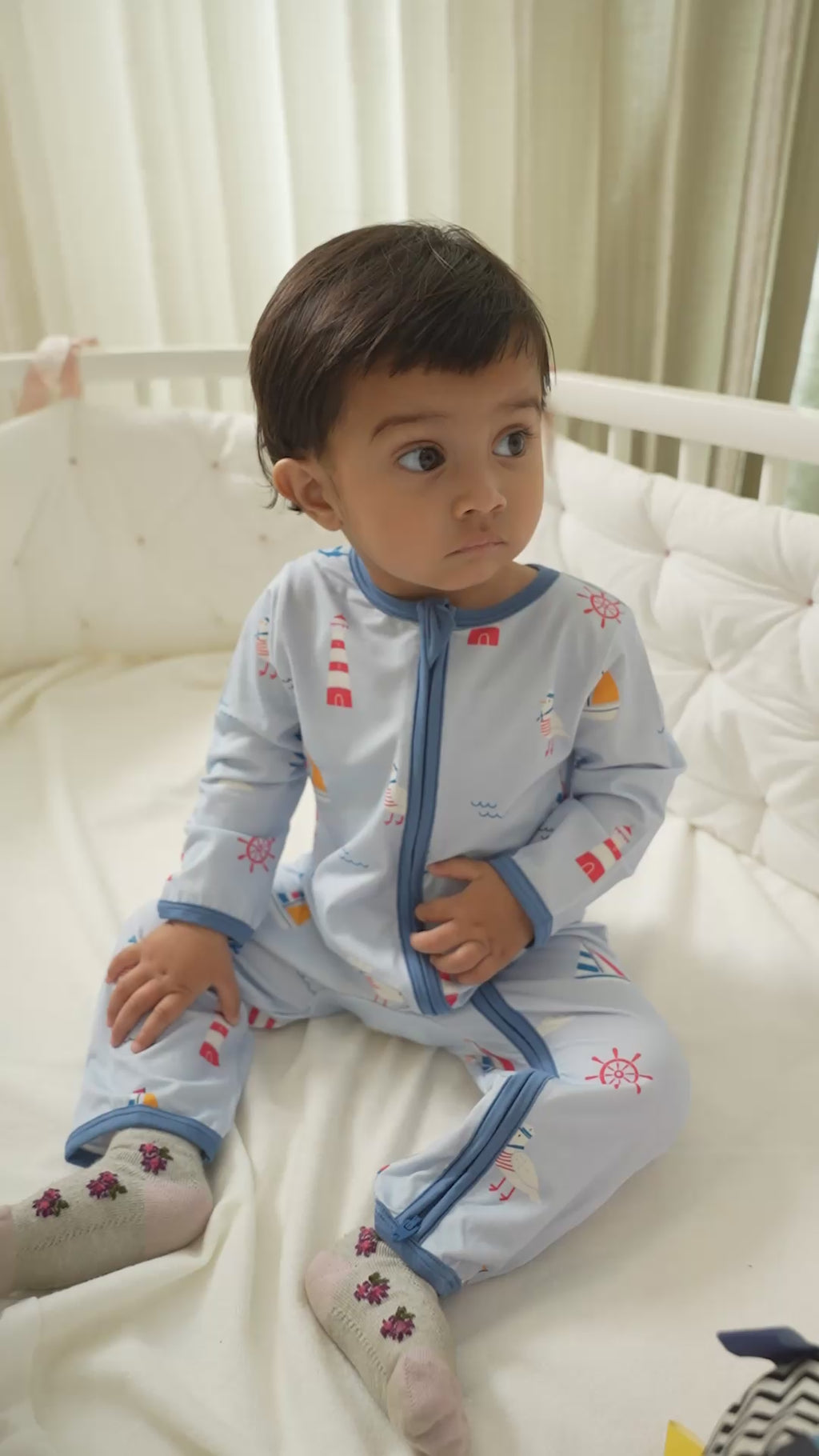 BUBZ bamboo onesie zipsuit for newborn India soft organic