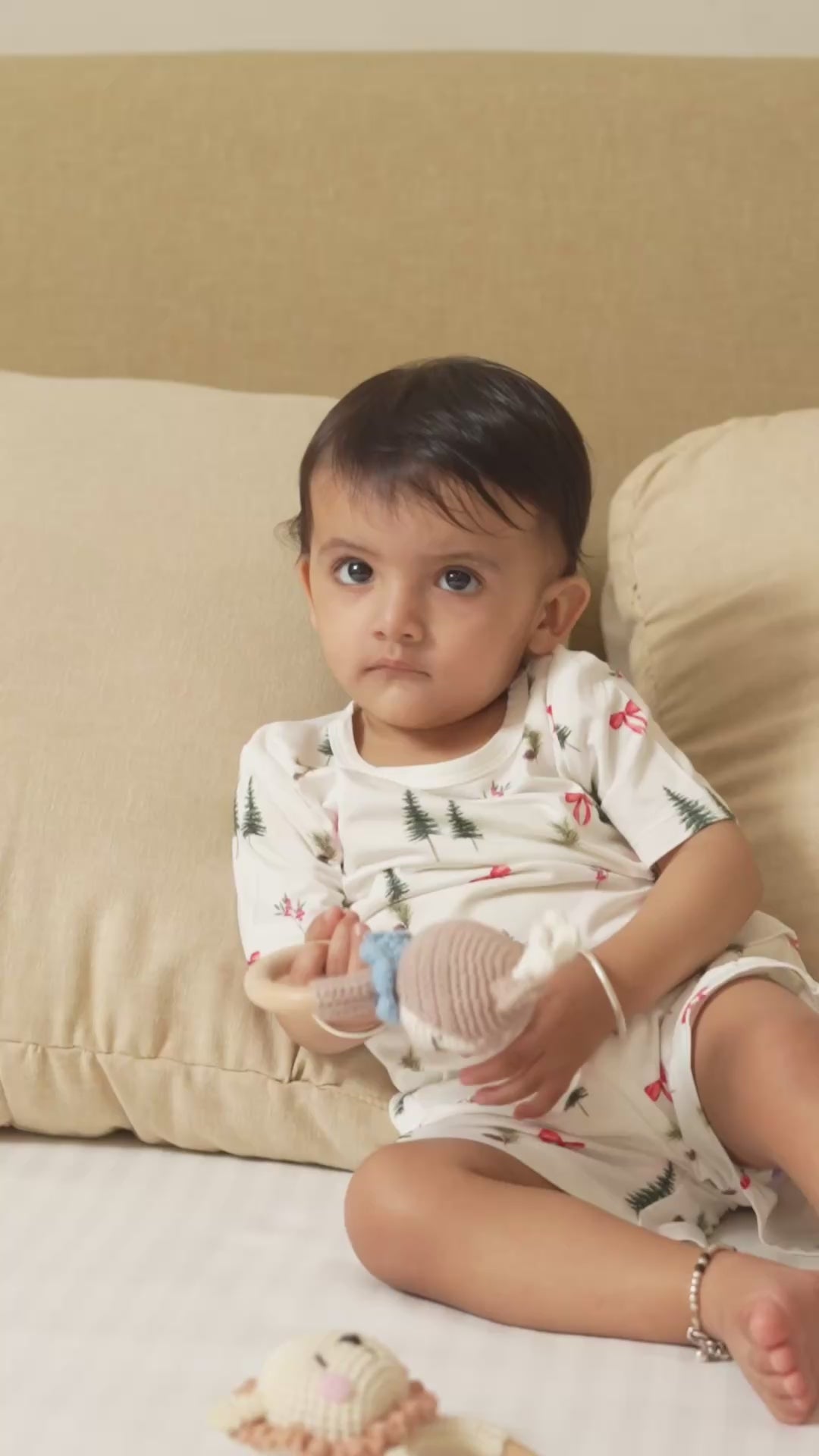 Woodland Cheer Bamboo Short Sleeve Set