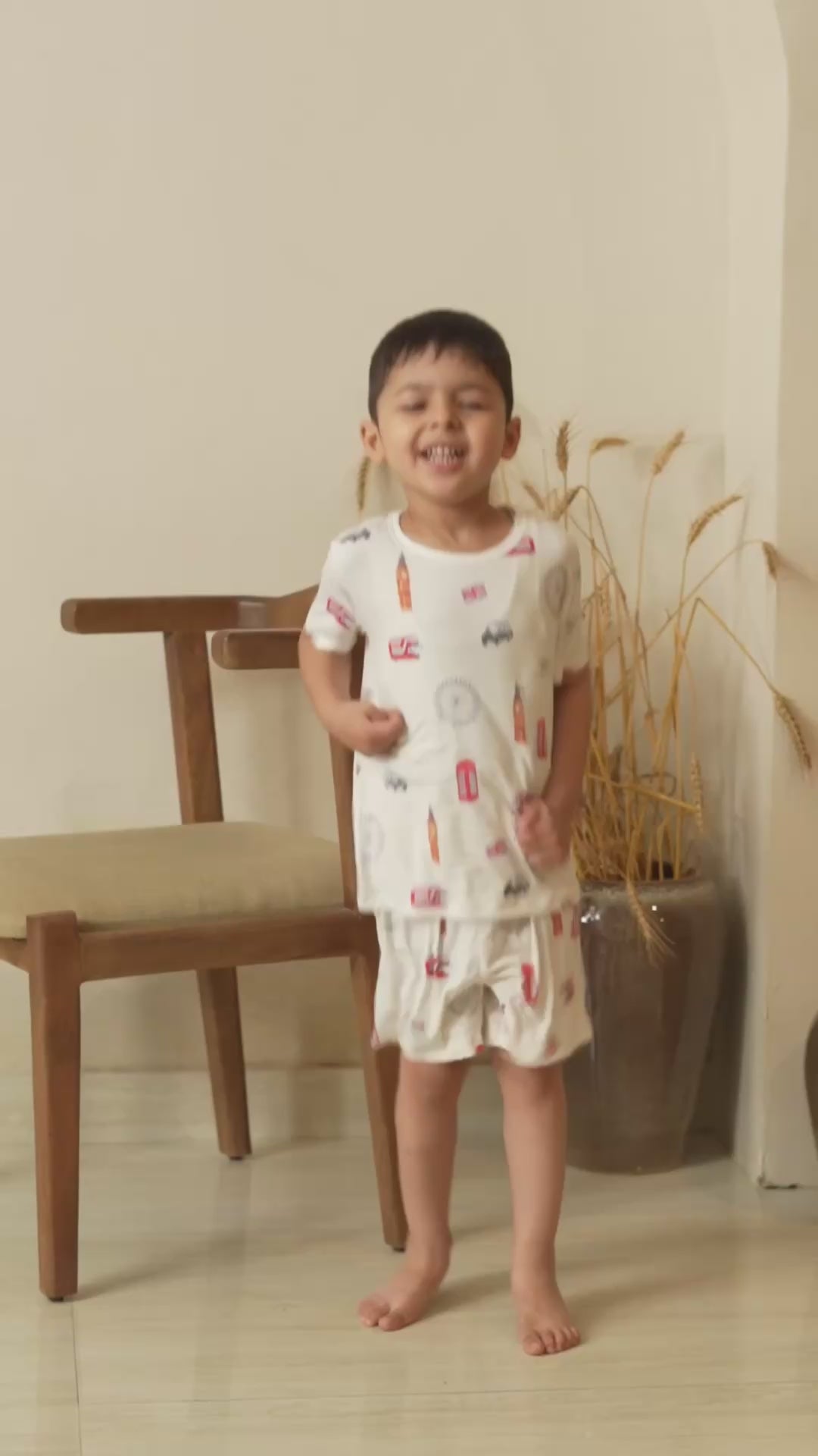 London Bamboo Short Sleeve Set