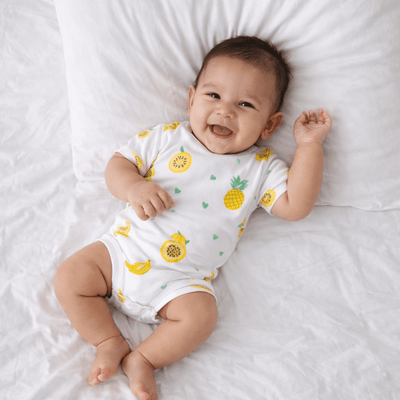 Tropical Fruits Bamboo Bodysuit