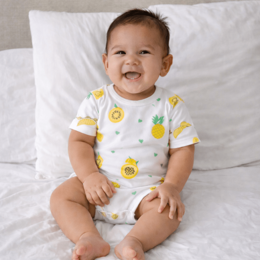 Tropical Fruits Bamboo Bodysuit - Bubz