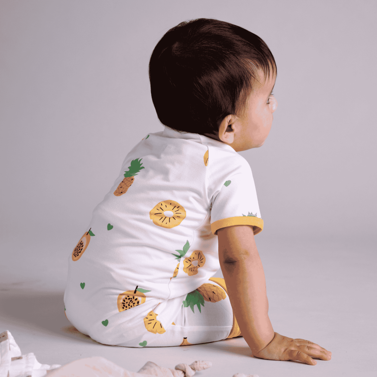 Tropical Fruits Bamboo Romper - Bubz