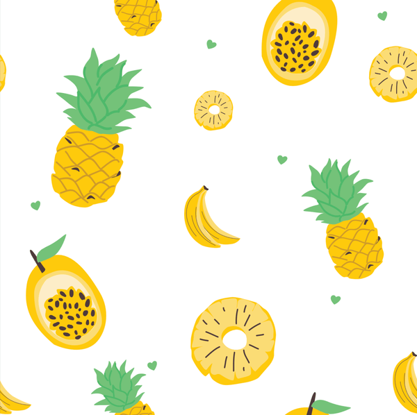 Tropical Fruits Bamboo Romper