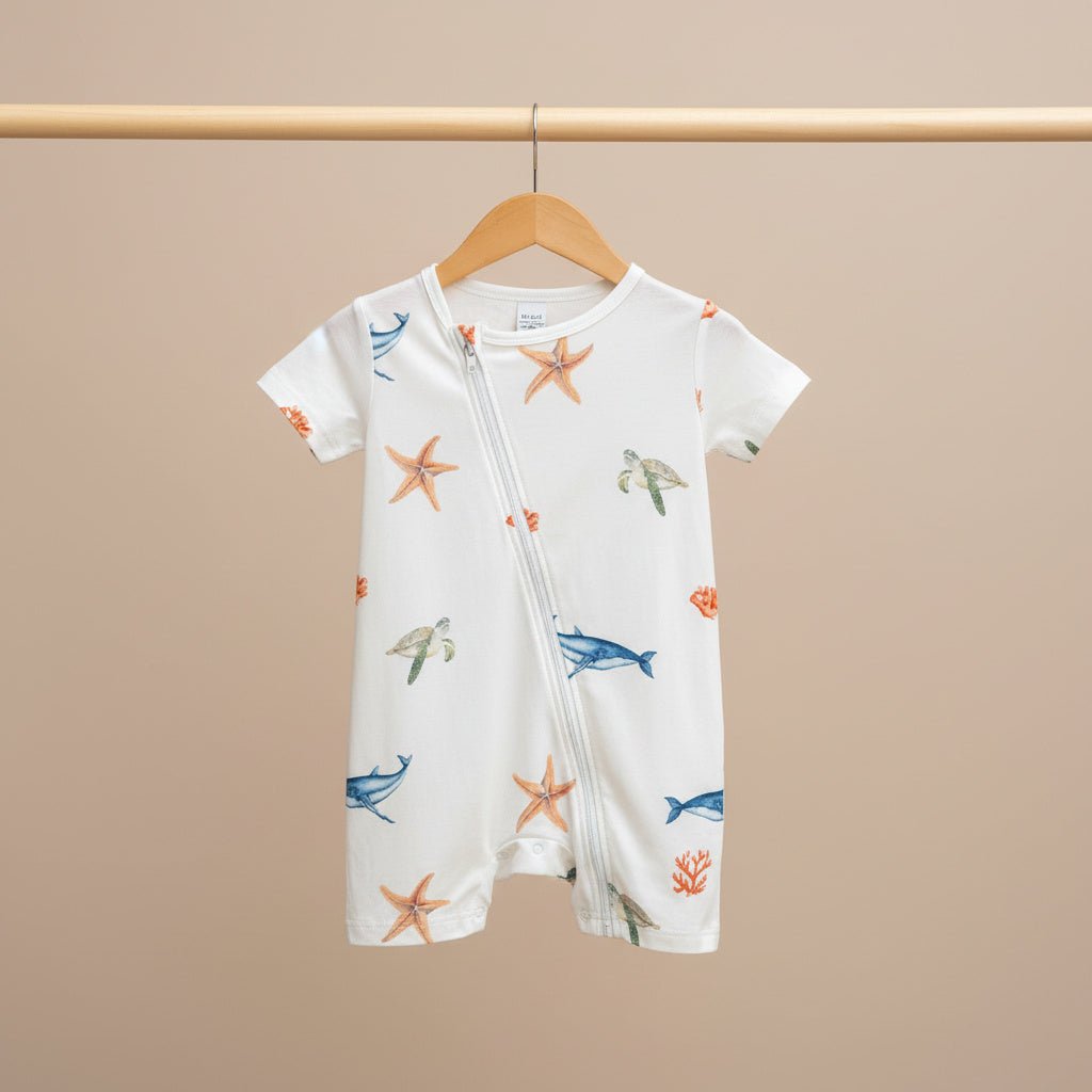 Under the sea Bamboo Romper - Bubz