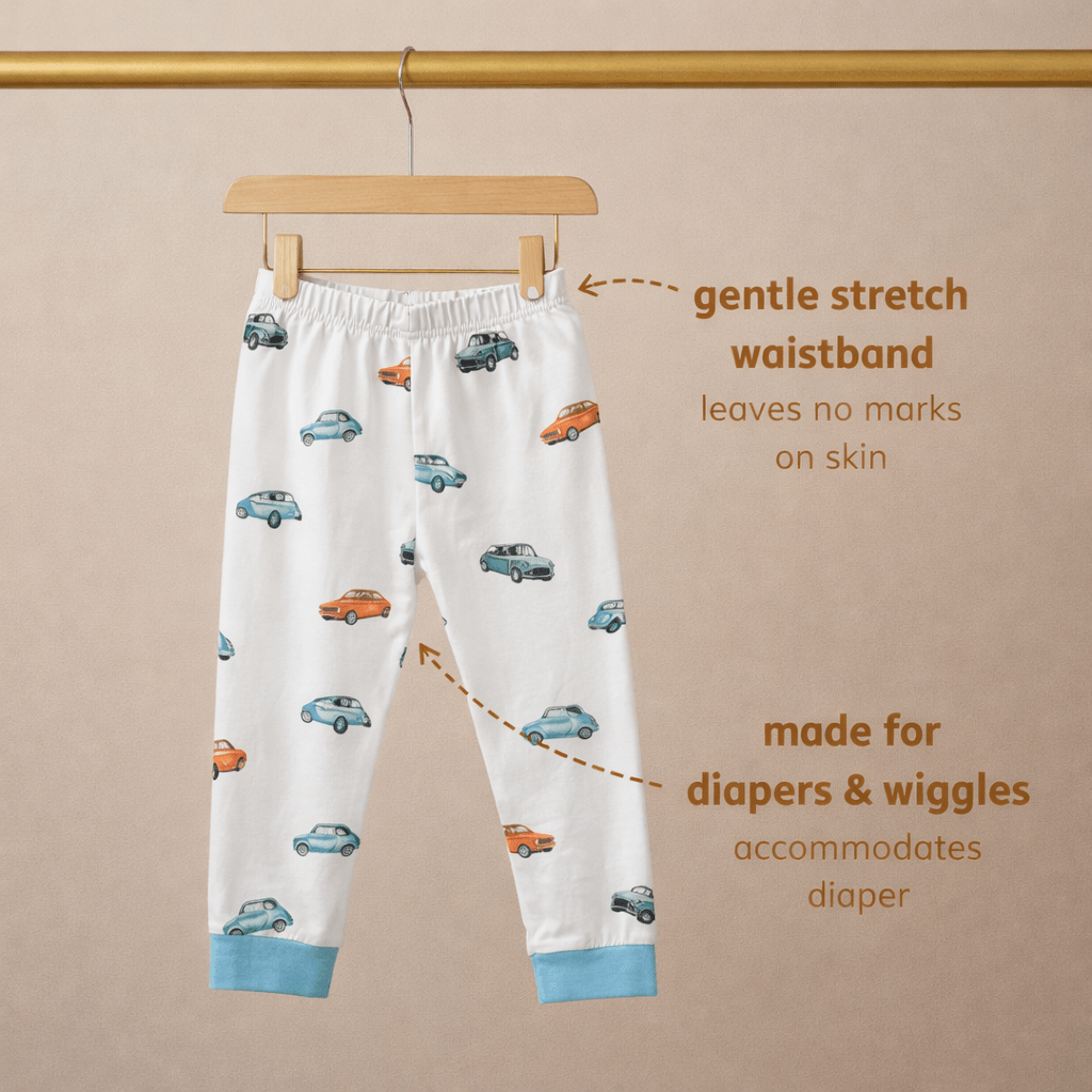 Vintage Wheels Bamboo Long Sleeve Set - Bubz
