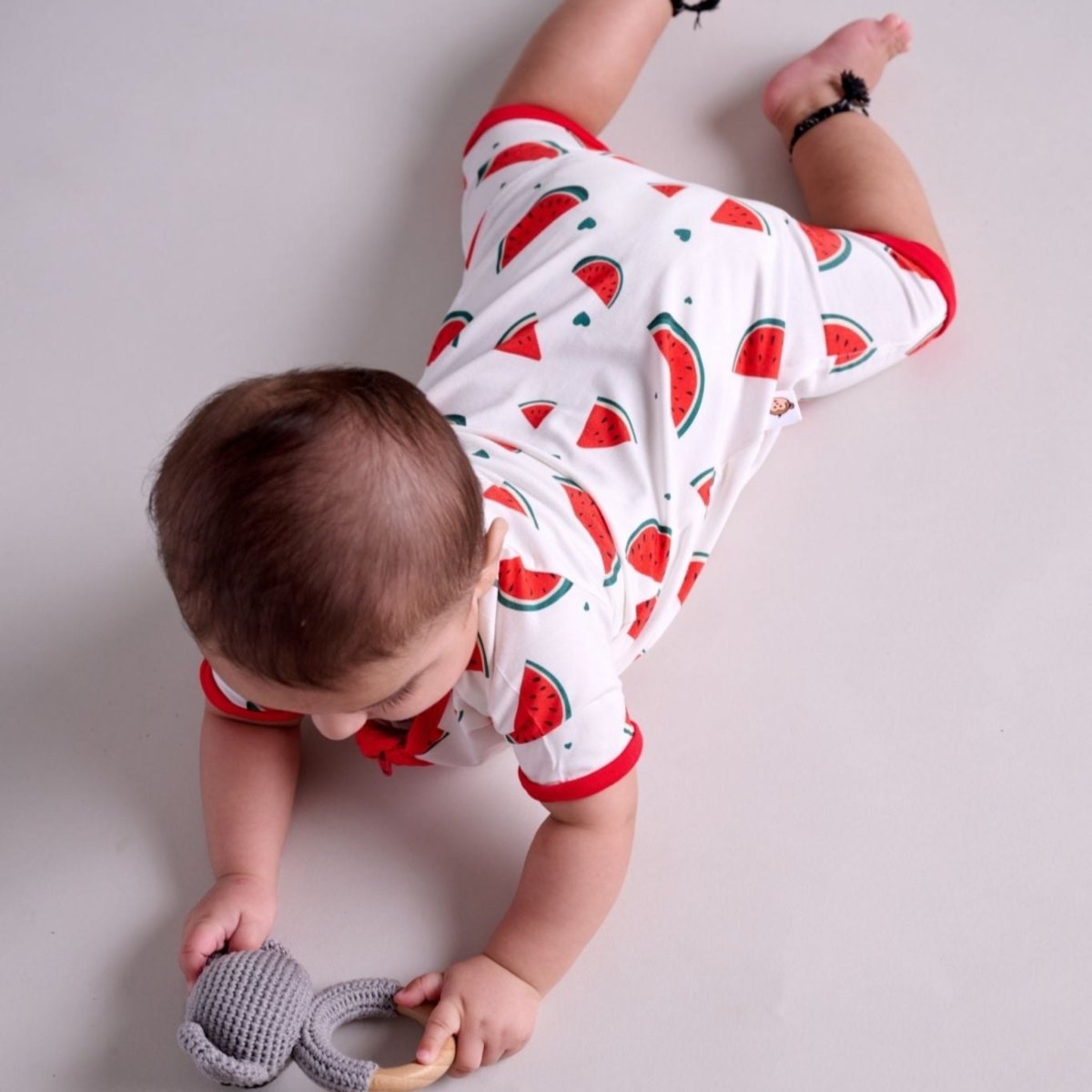 Watermelon Bamboo Romper - Bubz